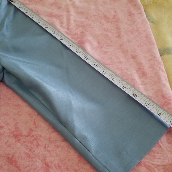 Jessica Howard Light Blue Beaded Jacket - Picture 6 of 8